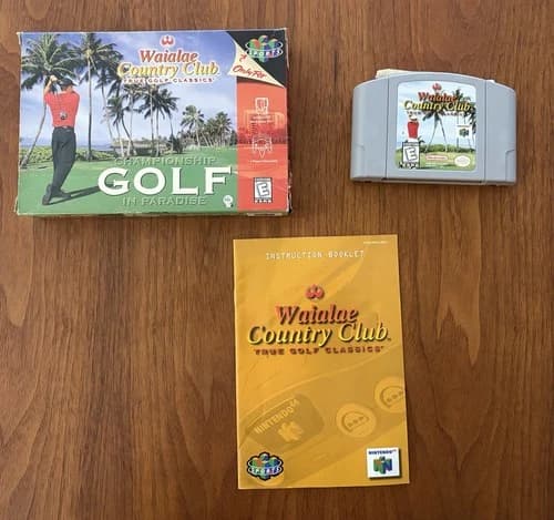 Waialae Country Club Nintendo 64 N64 Complete in Box