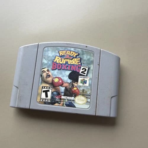 Ready 2 Rumble Boxing: Round 2 (Nintendo 64, 2000) N64 AUTHENTIC