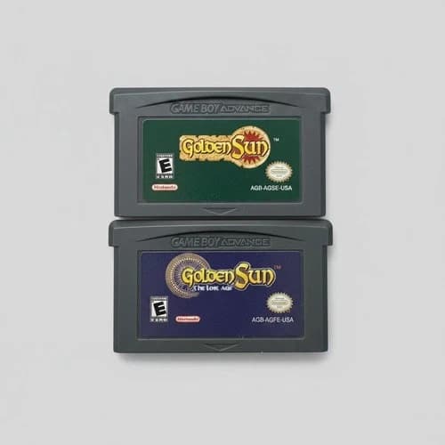 Golden Sun + Lost Age DUO - Game Boy Advance Tested & Working - QUICK SHIPPING⚡