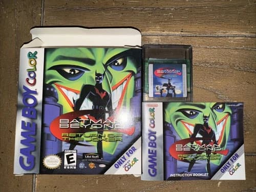 Batman Beyond Return of the Joker (Gameboy Color) Authentic - Nearly CIB Box