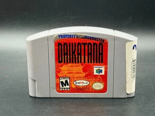 John Romero's Daikatana Nintendo 64 N64 Game Cartridge Only Authentic Kemco