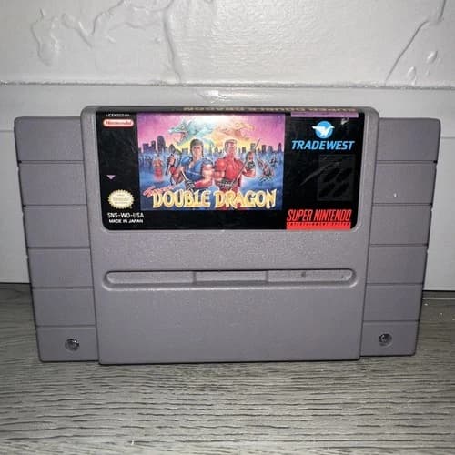 Super Double Dragon Nintendo SNES Tested Working
