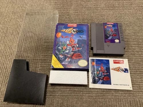 YO! NOID Domino's PIZZA NES Game Nintendo Capcom USA COMPLETE W/BOX CIB