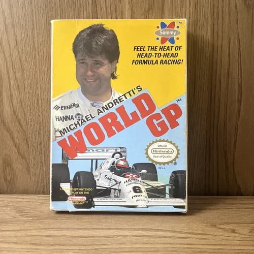 Nintendo NES *Michael Andretti's World GP* CIB OVP NTSC-U/C W4-USA