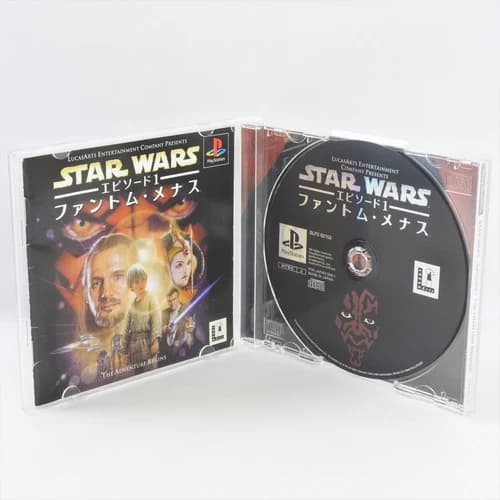 STAR WARS Episode 1 The Phantom Menace PS1 Playstation For JP System ccc p1