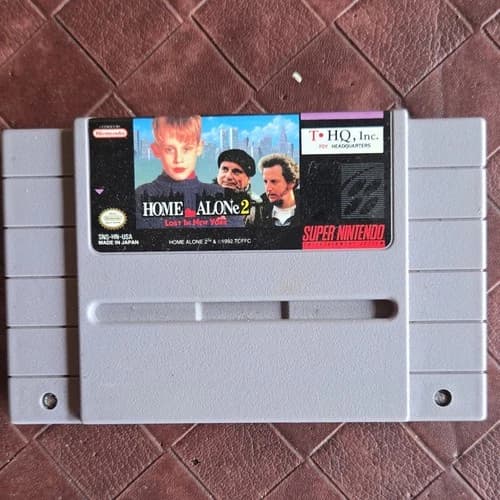 THQ Inc. Home Alone 2: Lost in New York SNES Cartridge NTSC-U/C 1992