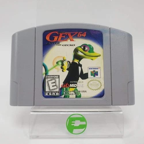 Gex 64 (Nintendo 64 N64, 1998) Cartridge Only