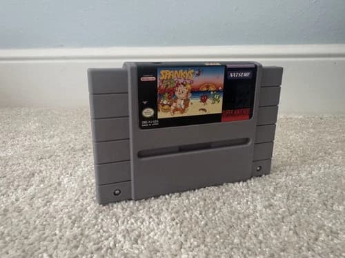 Super Nintendo SNES Spanky's Quest Video Game Tested Working