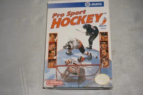 Pro Sport Hockey (Nintendo NES) Complete in Box w/ Reg Card CIB