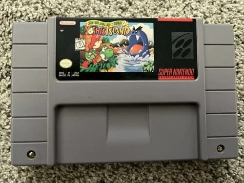 Super Mario World 2: Yoshi's Island Nintendo SNES Authentic Game - Tested