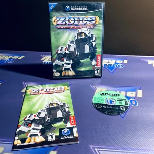 Zoids Battle Legends (Nintendo GameCube, 2004) Complete In Box CIB Tested