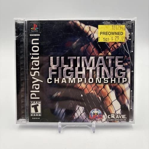 Ultimate Fighting Championship (Sony PlayStation 1) PS1 CIB Complete with Manual