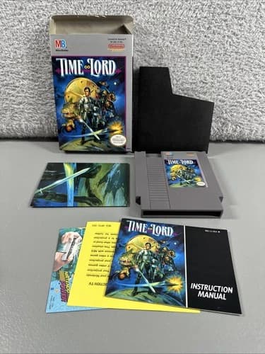 Time Lord Nintendo NES 1990 CIB Complete Gold Seal