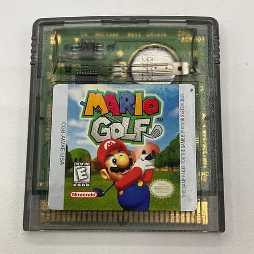 Mario Golf Nintendo Game Boy Color Game Cartridge Only Tested Working