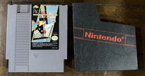Pictionary (Nintendo Entertainment System, NES, 1990) Game Tested And Working!