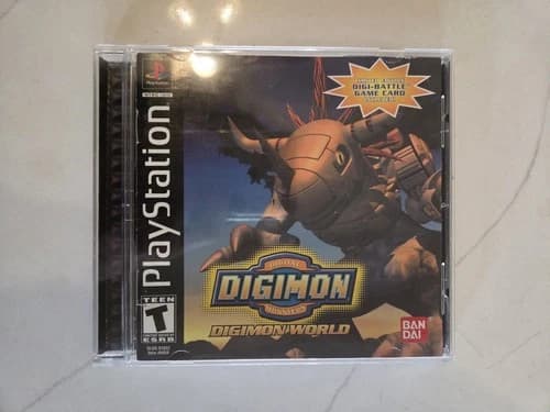 Digimon World (Sony PlayStation 1 PS1, 2000) Complete Tested