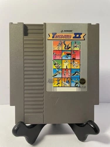 Track and Field II (Nintendo NES) Cleaned Tested