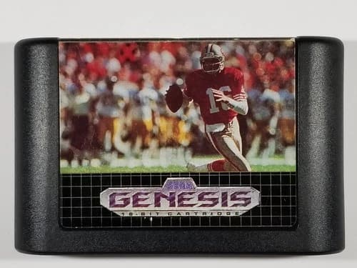 ¤ NFL Sports Talk Football '93 Starring Joe Montana ¤ (Game Cart) Sega Genesis