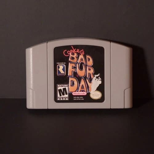 Conker's Bad Fur Day (Nintendo 64 N64, 2001) Authentic & Tested