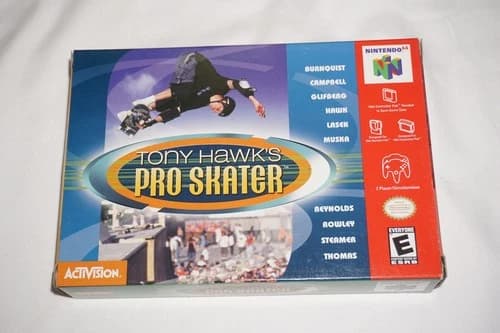 Tony Hawk's Pro Skater 1 (Nintendo 64 N64) Complete in Box CIB