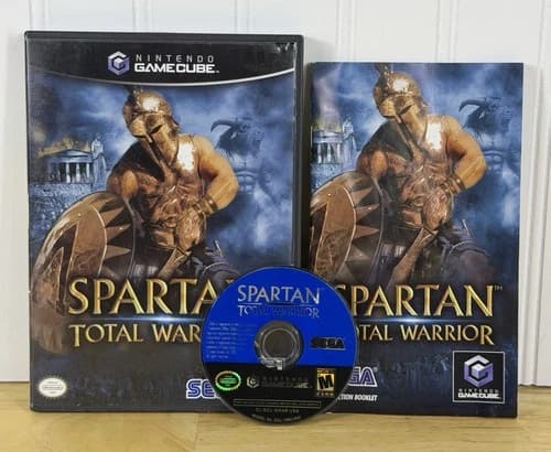 Spartan: Total Warrior (Nintendo GameCube, 2005) CIB Complete W/ Manual Tested!