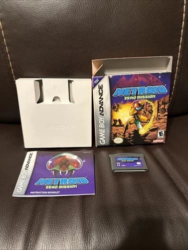 Metroid Zero Mission Game Boy Advance Ninendo Gba Complete In Box CIB