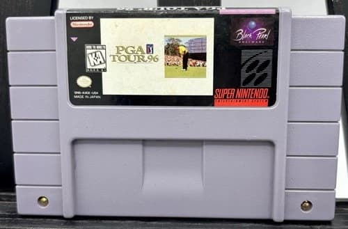 PGA Golf Tour 96 Super Nintendo Entertainment System Authentic Cartridge only