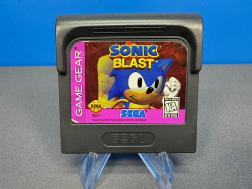 SEGA GAME GEAR SONIC BLAST GAME HEDGEHOG
