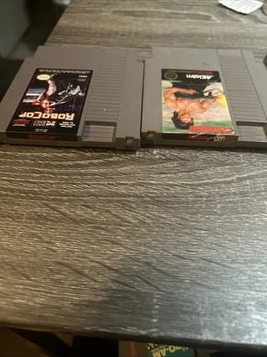 3 Nes Cartridge Games Only . Rambo, Robocop, Xenophobe. Tested