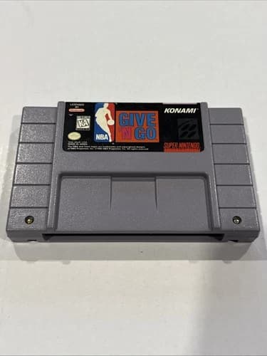 NBA Give 'n Go (Super Nintendo SNES, 1995) Tested And Working