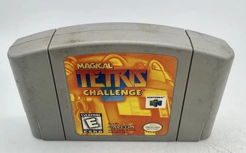 Magical Tetris Challenge (Nintendo 64 1999) N64 Authentic Cartridge Only TESTED