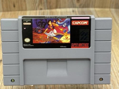 Disney's Aladdin Super Nintendo SNES Cartridge Only Authentic Tested