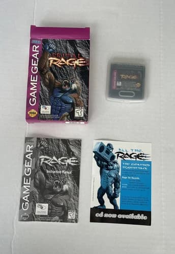 SEGA Game Gear : Primal Rage Complete In Box
