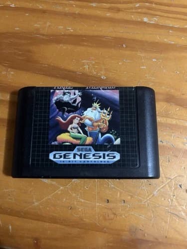 Ariel The Little Mermaid Sega Genesis Used Cartridge Only Tested Disney