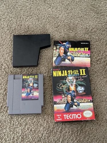 Ninja Gaiden 2 II: The Dark Sword of Chaos Nintendo NES Complete CIB