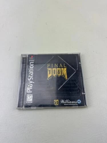 Final Doom (Sony PlayStation 1, 1996) PS1 Complete CIB with Manual Black Label