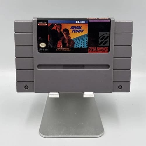 Rival Turf Super Nintendo SNES Cleaned & Tested Authentic