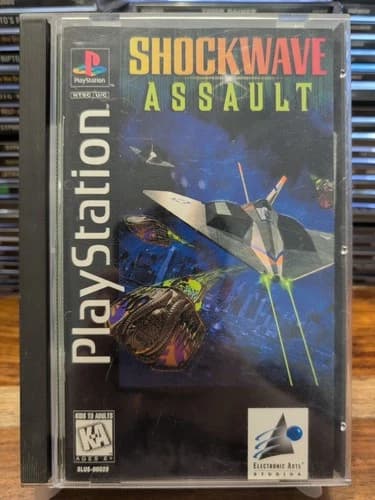Shockwave Assault Long Box CIB PlayStation 1 PS1 w/ Reg Card and Insert