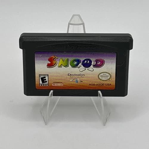 SNOOD NINTENDO GAME BOY ADVANCE (GBA) GAME 2001 Authentic, Tested And Working