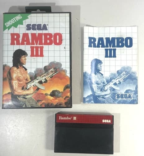 Rambo III (SEGA Master System) CIB