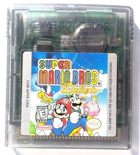 Super Mario Bros. Deluxe Game Boy Color, Nintendo, 1999 Edition