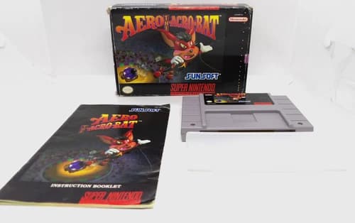 Aero the Acro-Bat Super Nintendo Entertainment System SNES With Box And Manual
