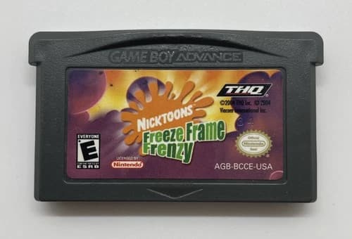 Nicktoons: Freeze Frame Frenzy (Nintendo GameBoy Advance GBA, 2004) CART ONLY