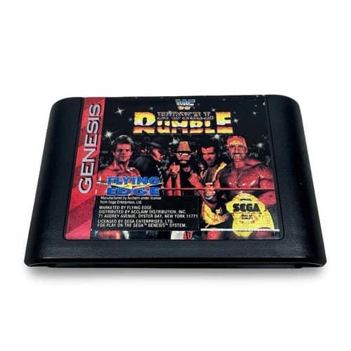 WWF Royal Rumble Sega Genesis Video Game Cartridge