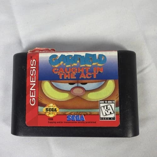 Garfield: Caught in the Act (Sega Genesis, 1995) Cart Only