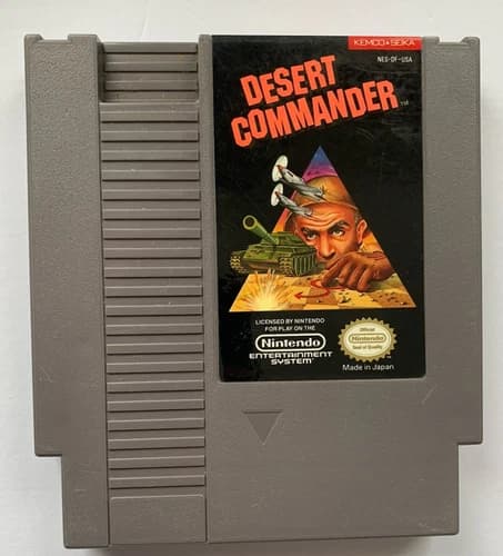 Desert Commander (Nintendo Entertainment System) NES- Original, Tested, Working