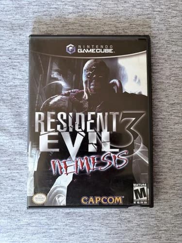 Resident Evil 3-Nemesis Game for Nintendo GameCube Complete with Manual Tested