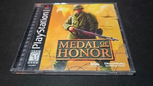 Medal of Honor 1 Black Label Sony Playstation 1 PS1 LN perfect COMPLETE+reg card