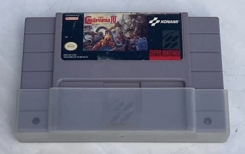 Castlevania IV SNES Super Nintendo Authentic Video Game Cartridge Tested Working