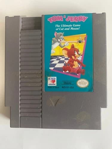 Tom & Jerry NES Nintendo Entertainment System Video Game Working And Tested